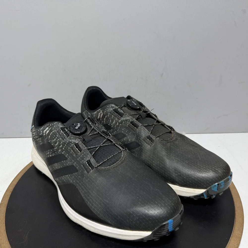 Adidas Golf Shoes Mens Size 15 Black BOA Spikeless Athletic Sneakers GV9789
